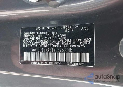 2020 Toyota 86 Gt/Hakone Edition из США, поврежденный, VIN JF1ZNAE17L8753746